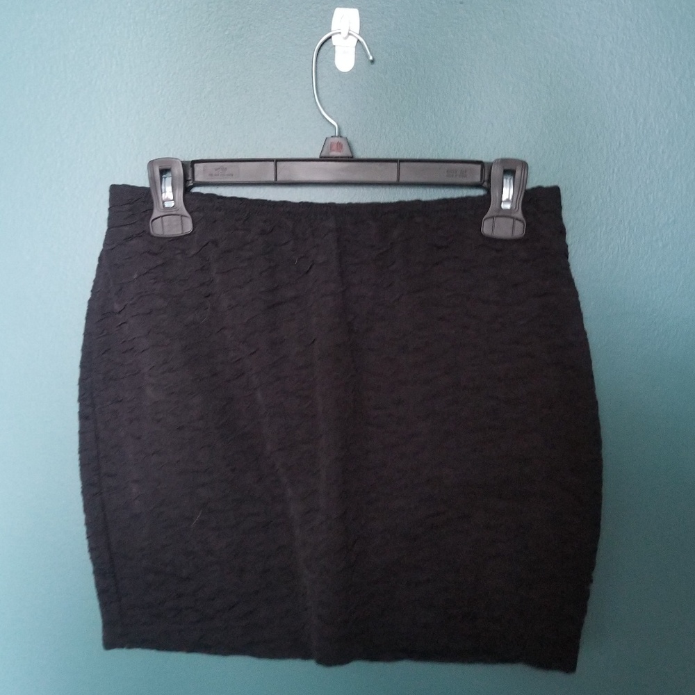 Textured Pencil Skirt
